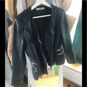 Mango genuine leather Jacket size S USA
